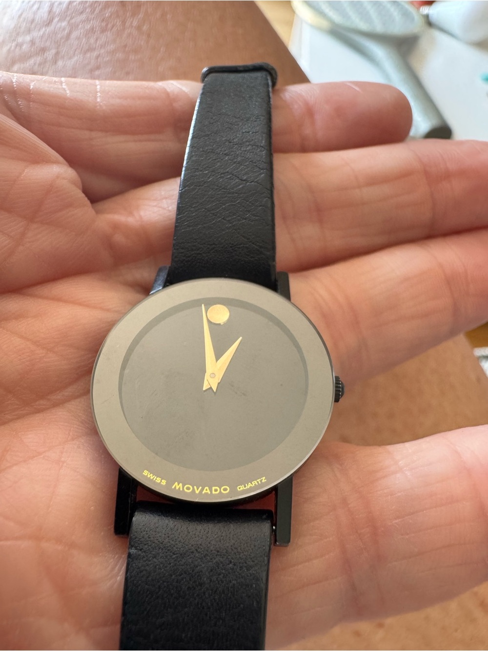His&Hers Movado Classic Black Museum Watches w/ Gold Accents
$300pair or $150ea. - Picture 10 of 11